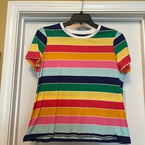 Crown & Ivy Multicolor Striped Tee